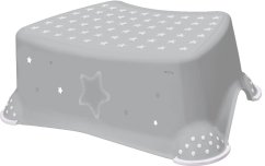 Stupínek k WC/umyvadlu "Stars", - Stupínek k WC/umyvadlu "Stars", Šedá - Šedá