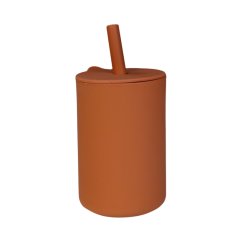 TRYCO Silikónový pohár s brčkom - Sienna