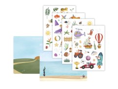 LITTLE DUTCH Samolepky na okno - Jim & Friends