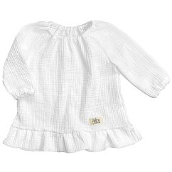 PINKIE šatičky Bellou Muslin - White Varianta/ veľkosť: 86-92