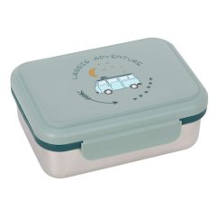 Lässig Krabička na svačinu Lunchbox Stainless Steel - Dobrodružný autobus.