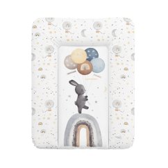 CEBA BABY Prebaľovacia podložka mäkká malá (50x70) Basic - Rainbow Walk