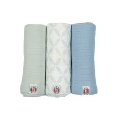 LODGER Swaddler Solid Matcha 3 balenia 70 x 70 cm - Peppermint