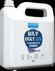 ALLNATURE Bílý ocet 10 % s vôňou levandule 5000 ml - 5000 ml
