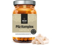 WOLDOHEALTH Komplex vitálnych húb - 120 kapsúl