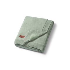 BABYONO Teplá detská deka s flanelom 75 × 100 cm - sage