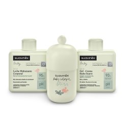 SUAVINEX SET HYDRATAČNÁ EMULZIA 300ML + KRÉMOVÝ MYCÍ GÉL 300ML + KOLÍNSKA VODA BLISS 100ML - SET