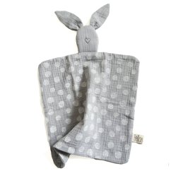 PINKIE muchláček Bellou - Grey Dots Bunny