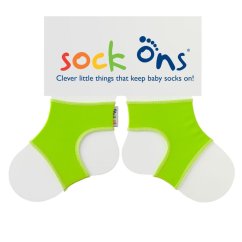 KIKKO Sock Ons Držiak ponožiek Classic - Lime  0-6 m