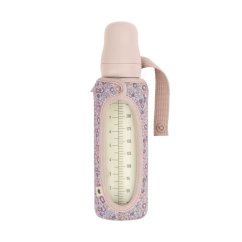 BIBS x LIBERTY Obal na dojčenskú fľašu neoprérový - veľký - Blush