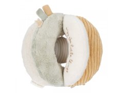 LITTLE DUTCH Míček textilný Newborn Naturals - Míček Newborn Naturals