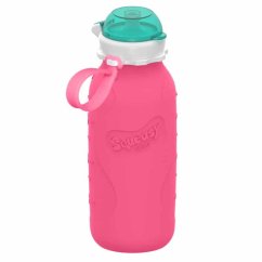 Squeasy Gear Silikónová fľaša 480ml - ružová