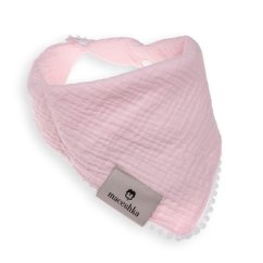 Slintáček Maceshka Nature jednoduchý s ozdobným okrajem - Rose Blush, pompony.