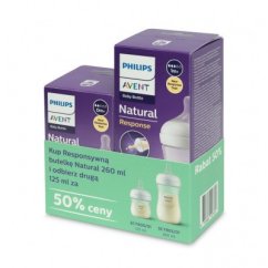 Sada fľaštičiek Avent Natural Response 125 ml + 260 ml - Sada Response 125 ml + 260 ml
