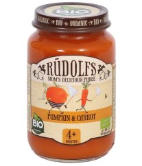 Rudolfs BIO Príkrm tekvica a mrkva 190 g - Rudolfs BIO Príkrm tekvica a mrkva 190 g.