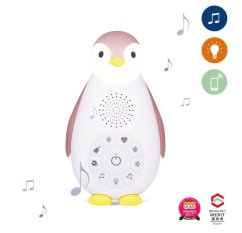 Tučňák ZOE - musicbox s bezdrátovým reproduktorom - Ružový.
