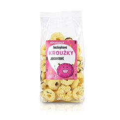 ALLNATURE Bezlepkové Kroužky jogurtové 80 g 80 g