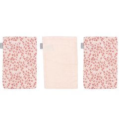 BÉBÉ-JOU Bambusové mušelínové žínky 3ks - Leopard Pink 3ks