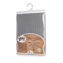 KIKKO Bambusová plachta s gumou XKKO BMB 50x70cm - Baby Grey