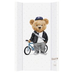 CEBA Podložka prebaľovacia 2-hranná s pevným doskou (50x80) Comfort Fluffy Puffy - Bart.