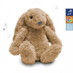 ZAZU Králik RO - Šumivé zvieratko s nočným svetlom a USB nabíjaním - béžový