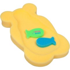 NEW BABY Pěnová podložka maxi BASIC medveď - Žltá.