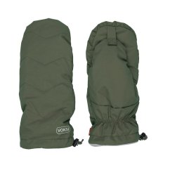 VOKSI Rukavice na kočárek - thyme green light grey