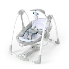 INGENUITY Hojda konvertibilná vibrujúca s melódiou Nash 2v1, 0m+ do 9 kg - Nash 2v1 0m+, do 9kg, 2019