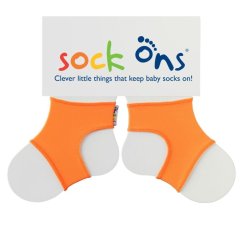 KIKKO Sock Ons Držák ponožek Classic - Orange  6-12m.