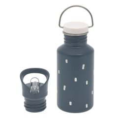 Lässig Nerezová lahev 500ml Bottle Stainless Steel Happy Prints - midnight blue-Lässig Nerezová lahev 500ml Bottle Stainless Steel Happy Prints - midnight blue