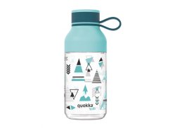 QUOKKA Plastová fľaša Ice Kids s pútkom 430 ml - Indian 430 ml