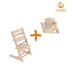 STOKKE Akčný set Tripp Trapp® High Chair + Baby set - Natural + Natural