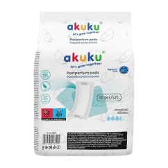 AKUKU Jednorázové poporodné superabsorpčné vložky Akuku 10 ks v balení - vložky 10 ks