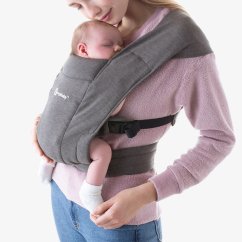 ERGOBABY Nosítko EMBRACE - SOFT KNIT - HEATHER GREY
