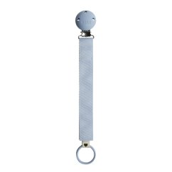 BIBS Ribbon klip na cumlík - Dusty Blue