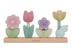 LITTLE DUTCH Kvetiny skladacie drevené - Fairy Garden
