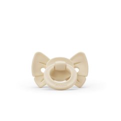 ELODIE DETAILS Cumlík Binky Bow Silikón - Oat White