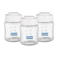 CANPOL BABIES Sada fliaš na skladovanie mlieka 3x120ml - Sada fliaš.