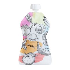 AKUKU Tašky na skladovanie jedla opakovane použiteľné 150ml 5ks - Tašky na skladovanie jedla opakovane použiteľné Akuku 150ml 5ks