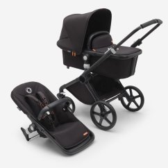 BUGABOO Fox Cub Kompletný kočík - BLACK/MIDNIGHT BLACK