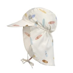 LÄSSIG Sun Protection Flap Hat surfboards sea salt - 07-18 mo.