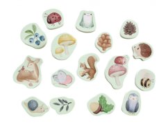 LITTLE DUTCH Pěnové samolepky/vodolepky - Forest Friends