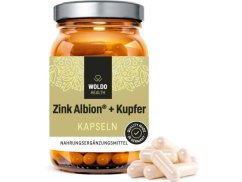 WOLDOHEALTH Zinok s meďou 90 kapsúl - 90 kapsúl