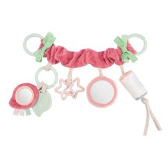 CANPOL BABIES Závěsná hračka na kočárek/autosedačku PASTEL FRIENDS - ružová