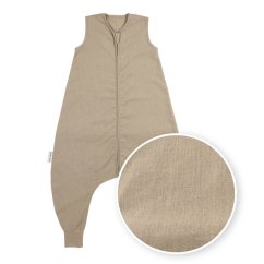 MEYCO Letný Ľanový Jumper - 92 - Taupe
