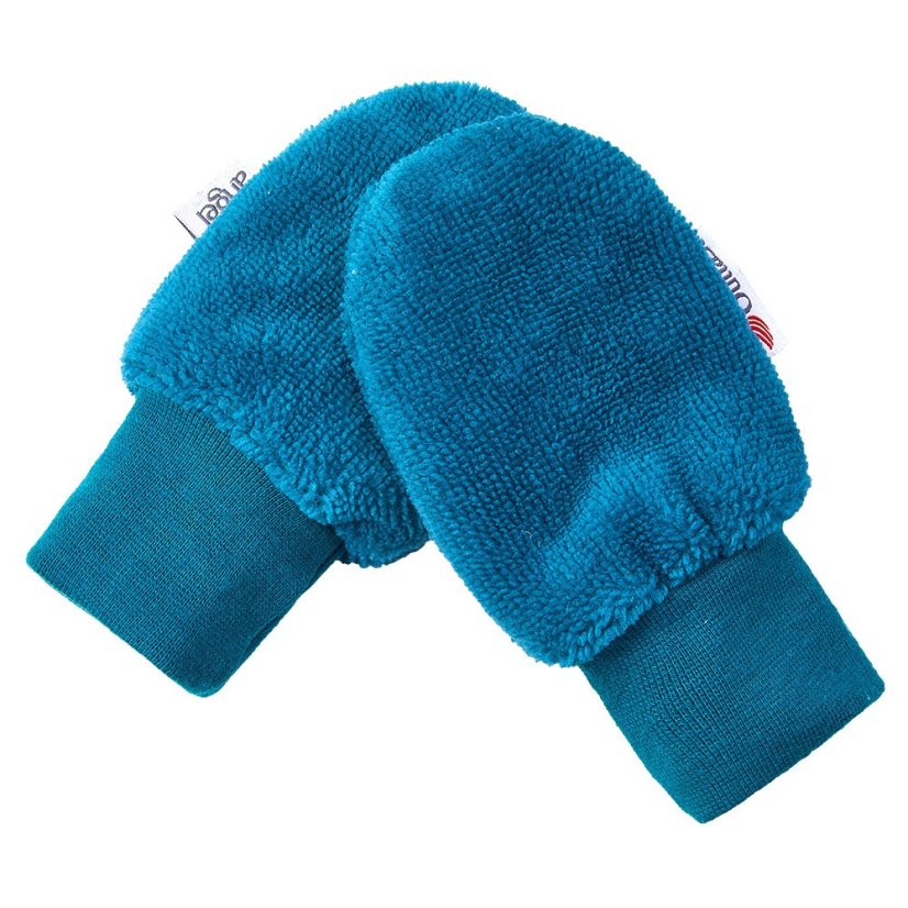 LITTLE ANGEL Rukavice bez palce MAZLÍK BAMBUS Outlast® - tm. tyrkys  Veľkosť 1.