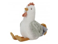 LITTLE DUTCH Plyšová hračka 17 cm Farma - Plyšová slepička 17 cm Farma