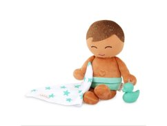 LULLABABY Plyšová bábika do vane chlapec Svetlohnedé vlasy - chlapec Svetlohnedé vlasy