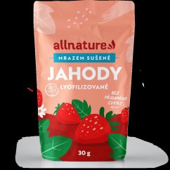 ALLNATURE Jahoda sušená mrazem - 30 g