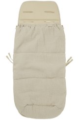 MEYCO Mušelínový fusak do kočárku 45x130 - Sand